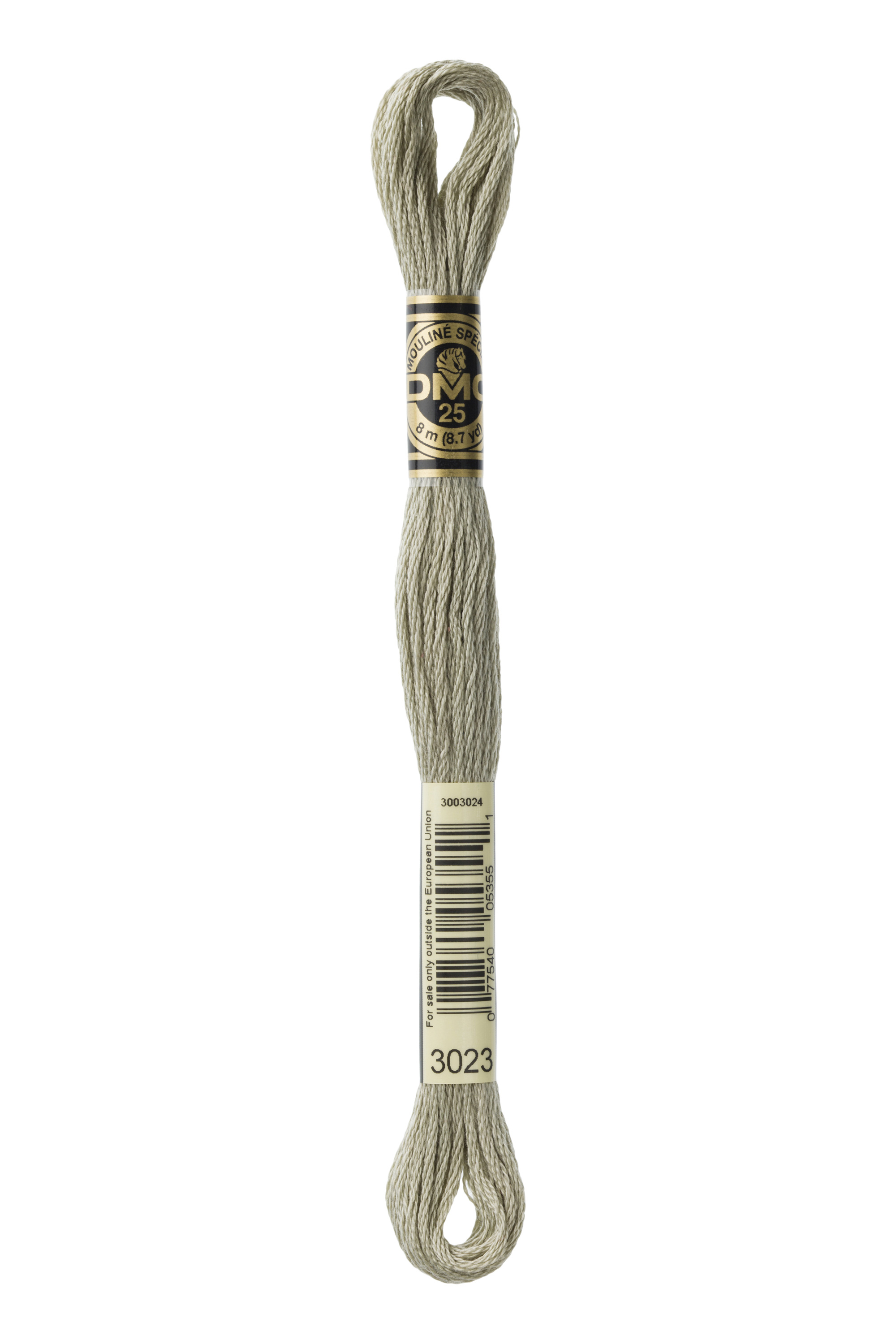 DMC 3023 Six Strand Floss - Light Brown Gray