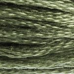 DMC Floss Cone #3052 - Medium Green Gray