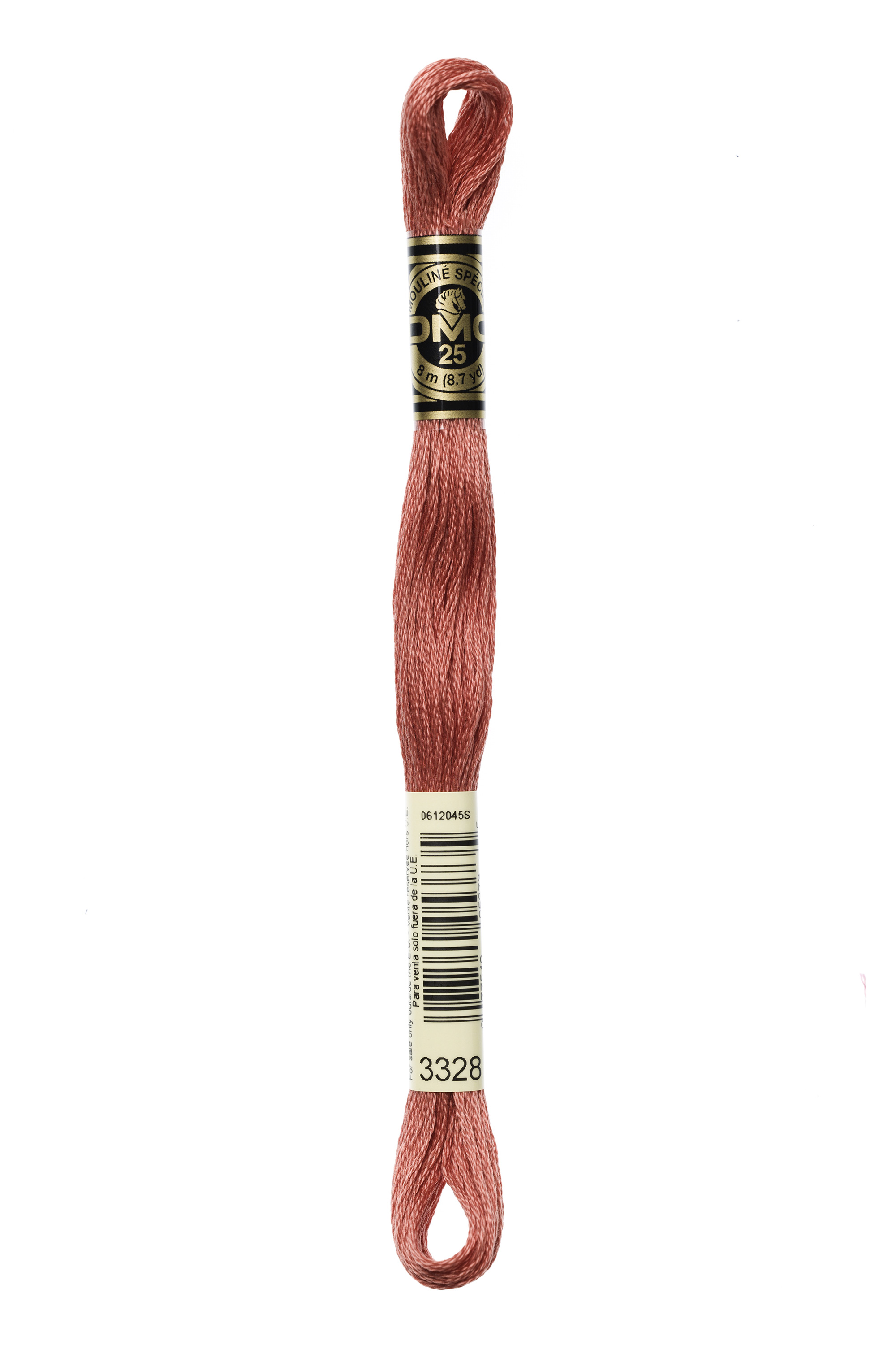DMC 3328 Six Strand Floss - Dark Salmon Red