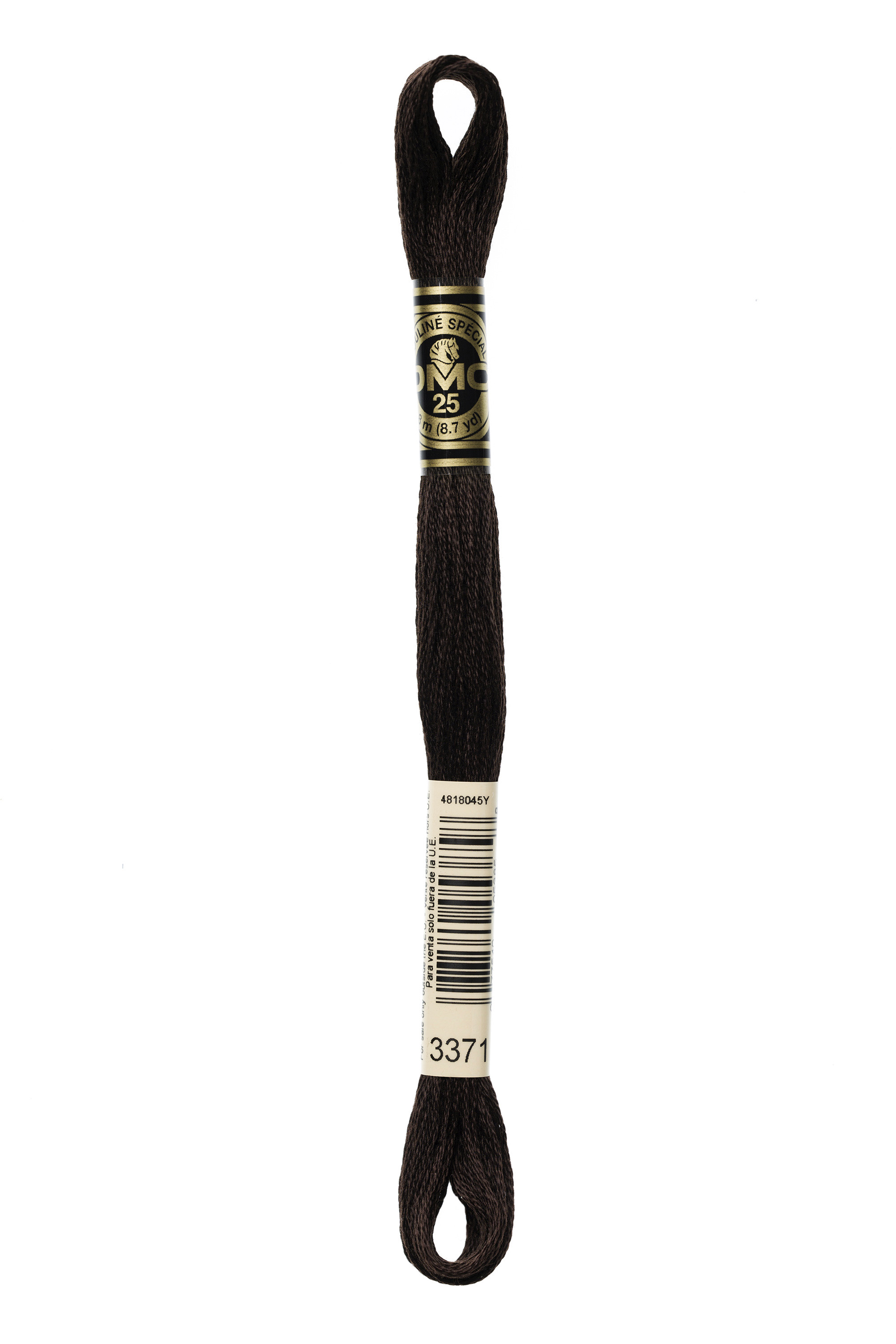 DMC 3371 Six Strand Floss - Black Brown