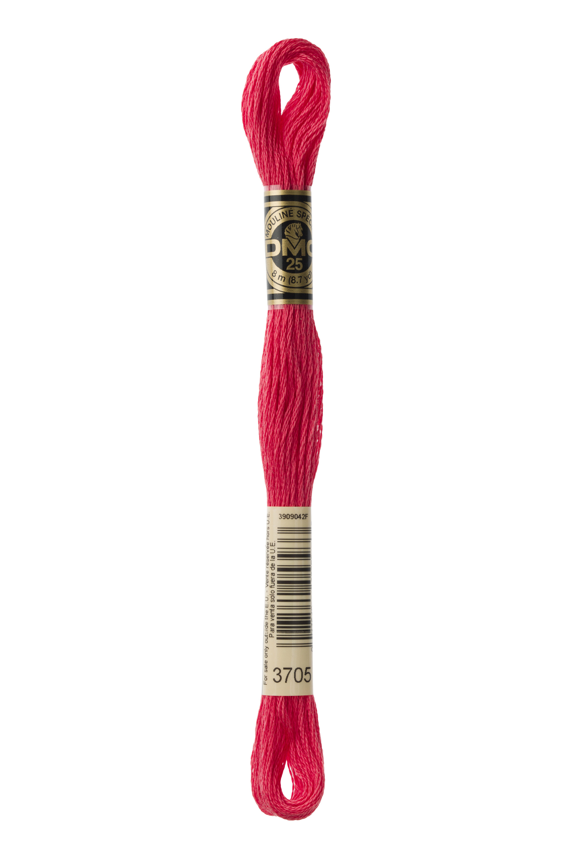DMC 3705 Six Strand Floss - Dark Melon Pink