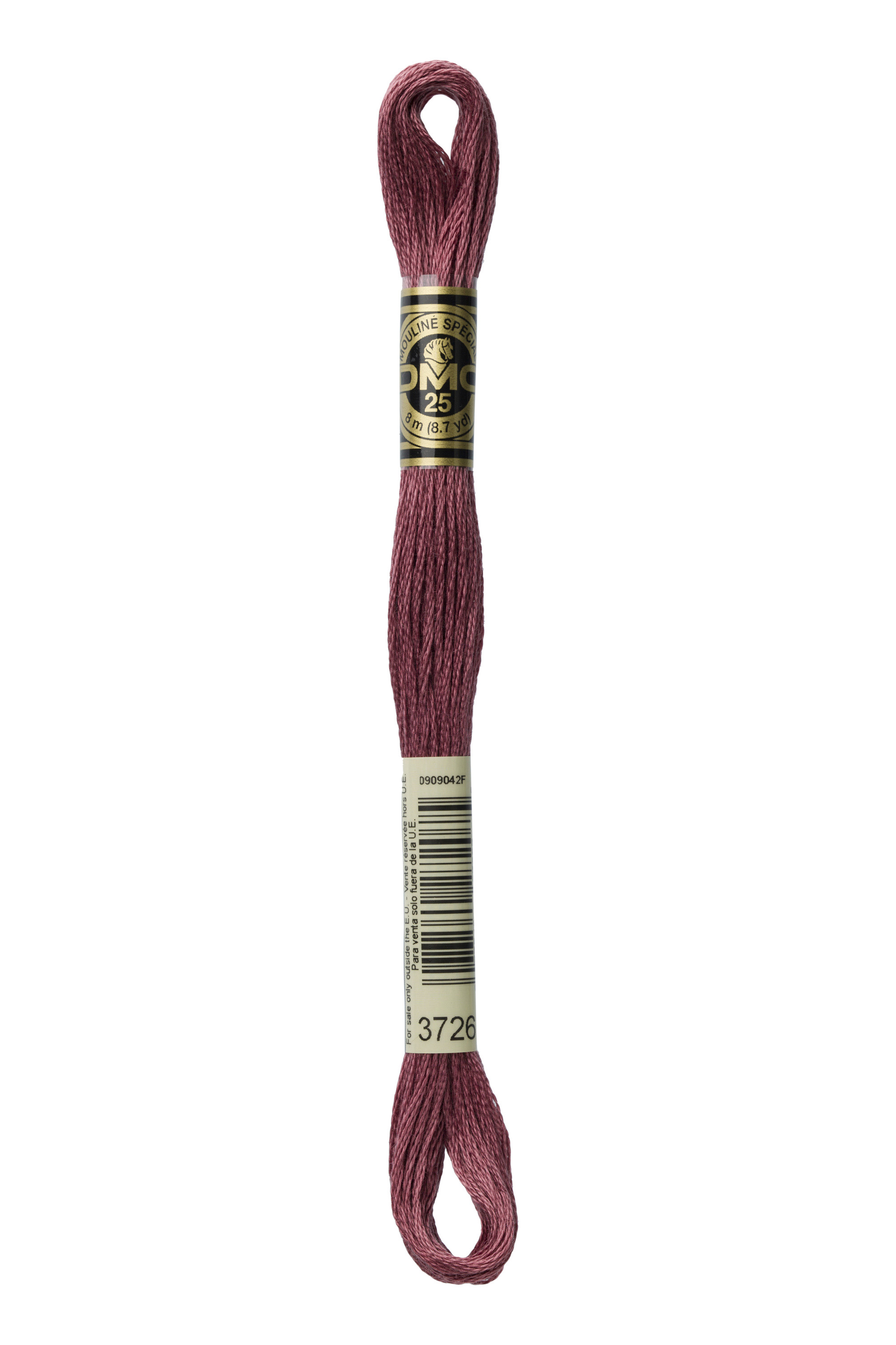 DMC 3726 Six Strand Floss - Dark Antique Mauve Purple