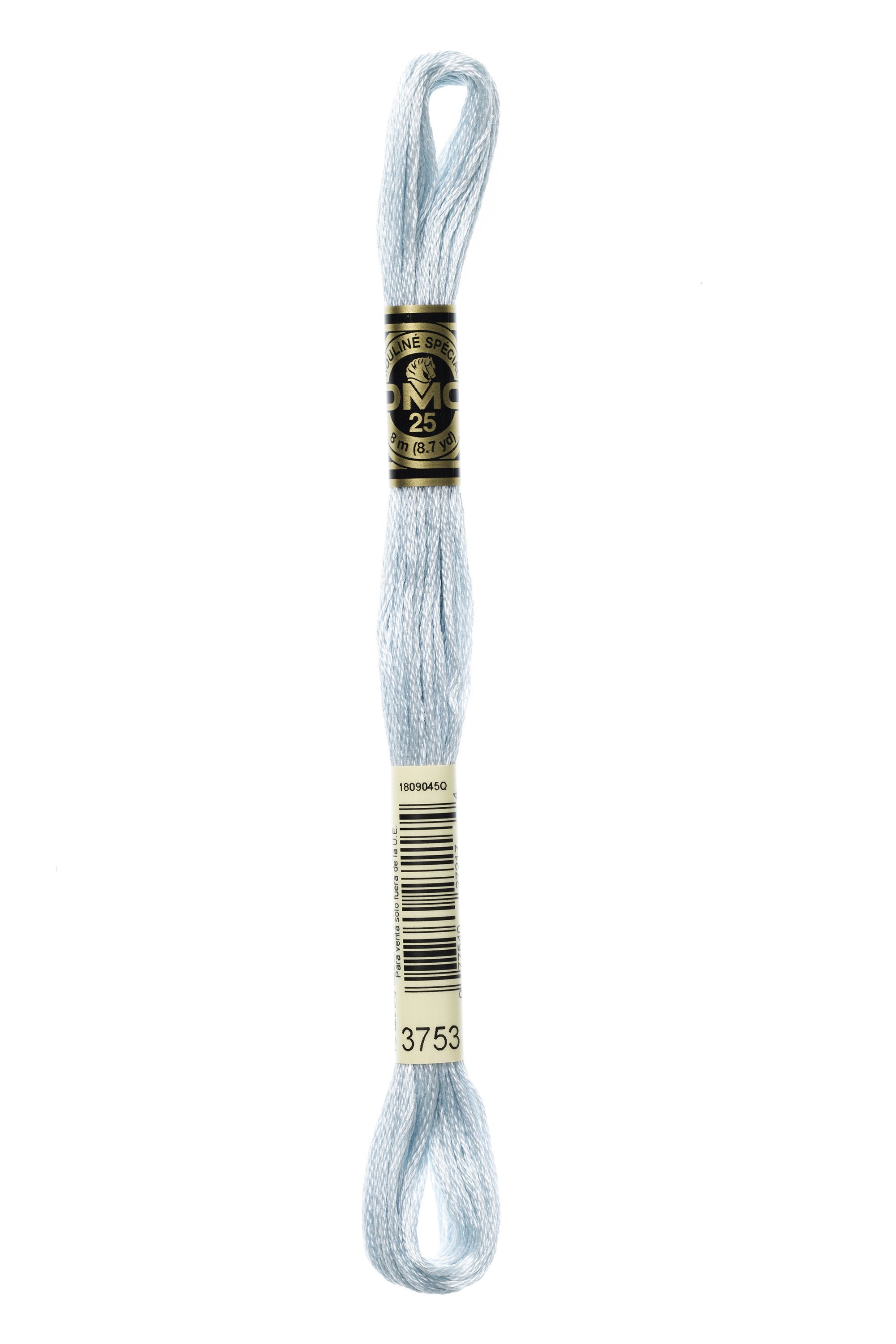 DMC 3753 Six Strand Floss - Ultra Very Light Antique Blue