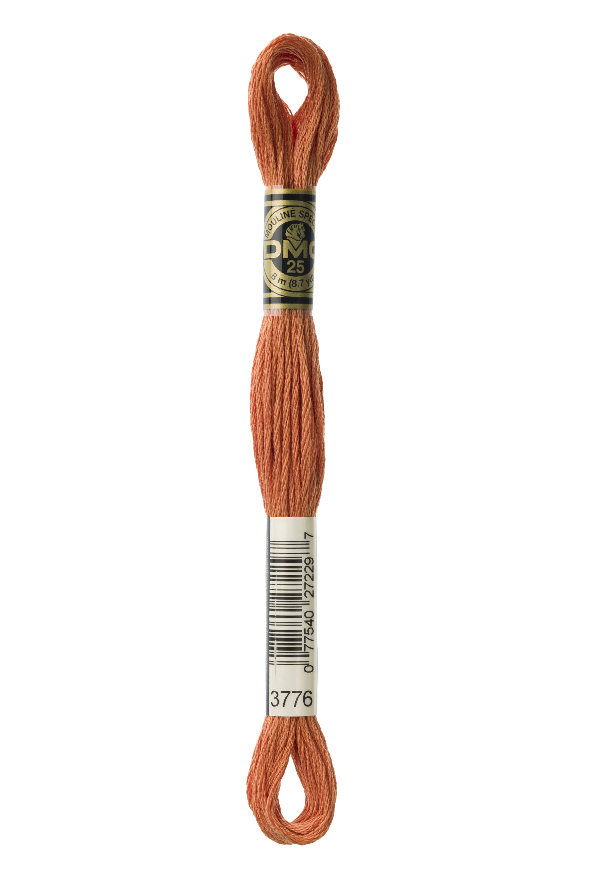 DMC 3776 Six Strand Floss - Light Mahogany Red