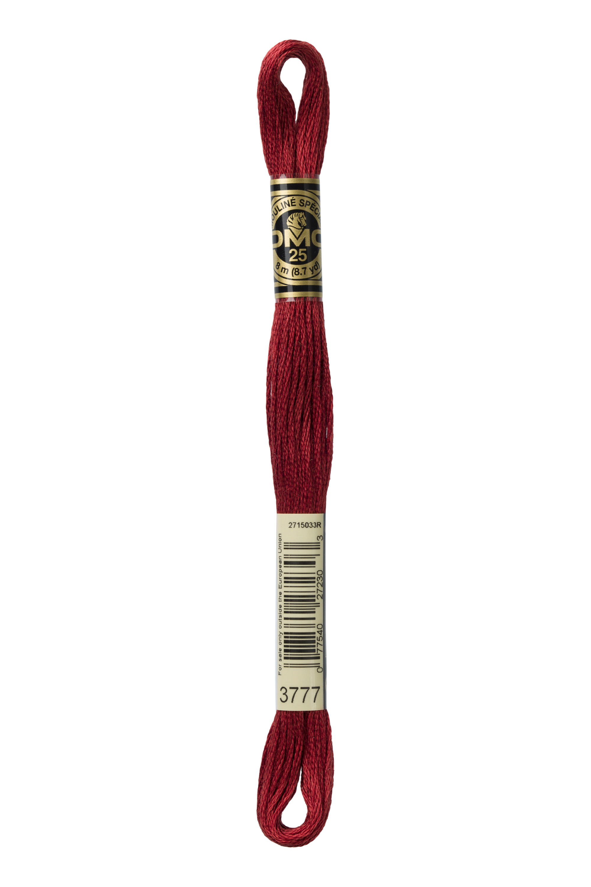 DMC 3777 Six Strand Floss - Very Dark Terra Cotta Red