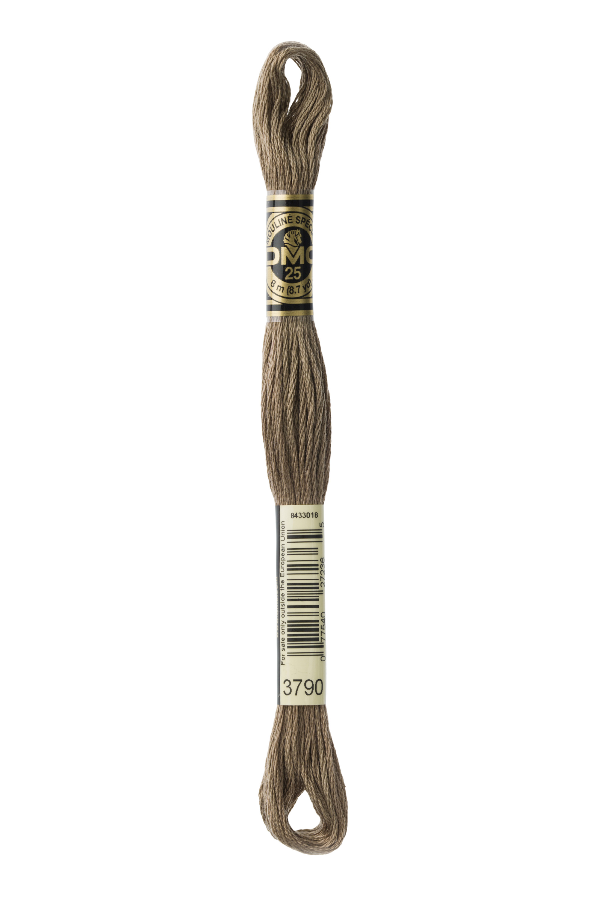 DMC 3790 Six Strand Floss - Ultra Dark Beige Gray