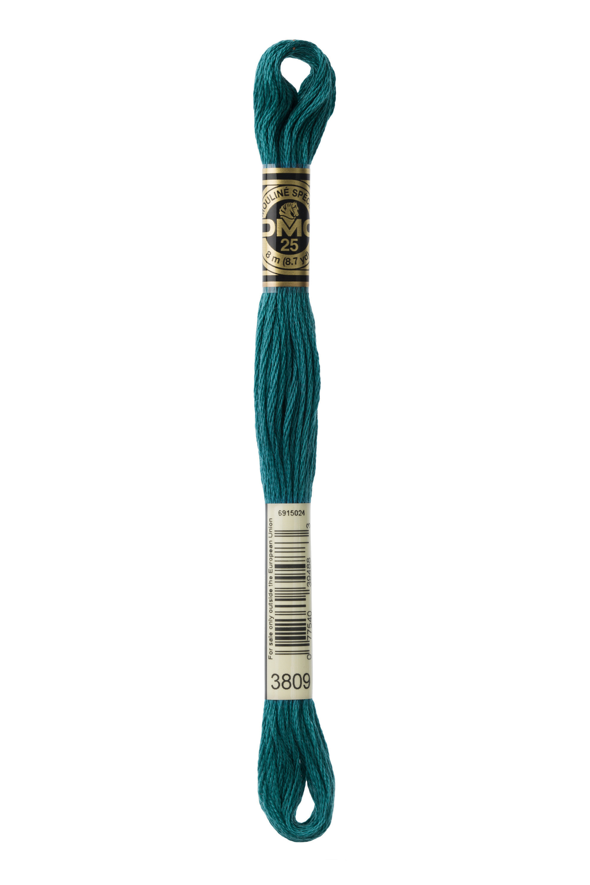 DMC 3809 Six Strand Floss - Very Dark Turquoise Blue