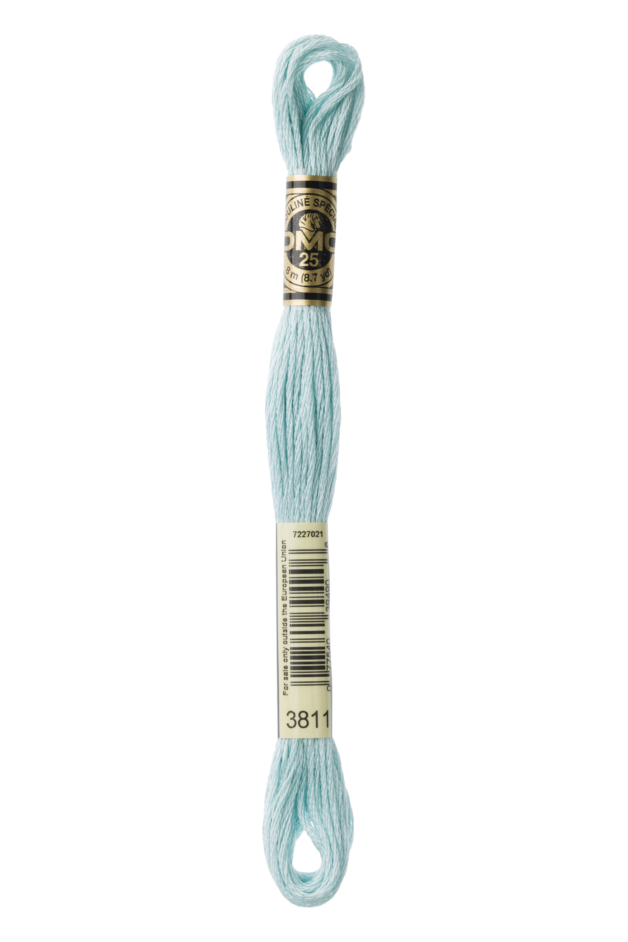 DMC 3811 Six Strand Floss - Light Turquoise Blue