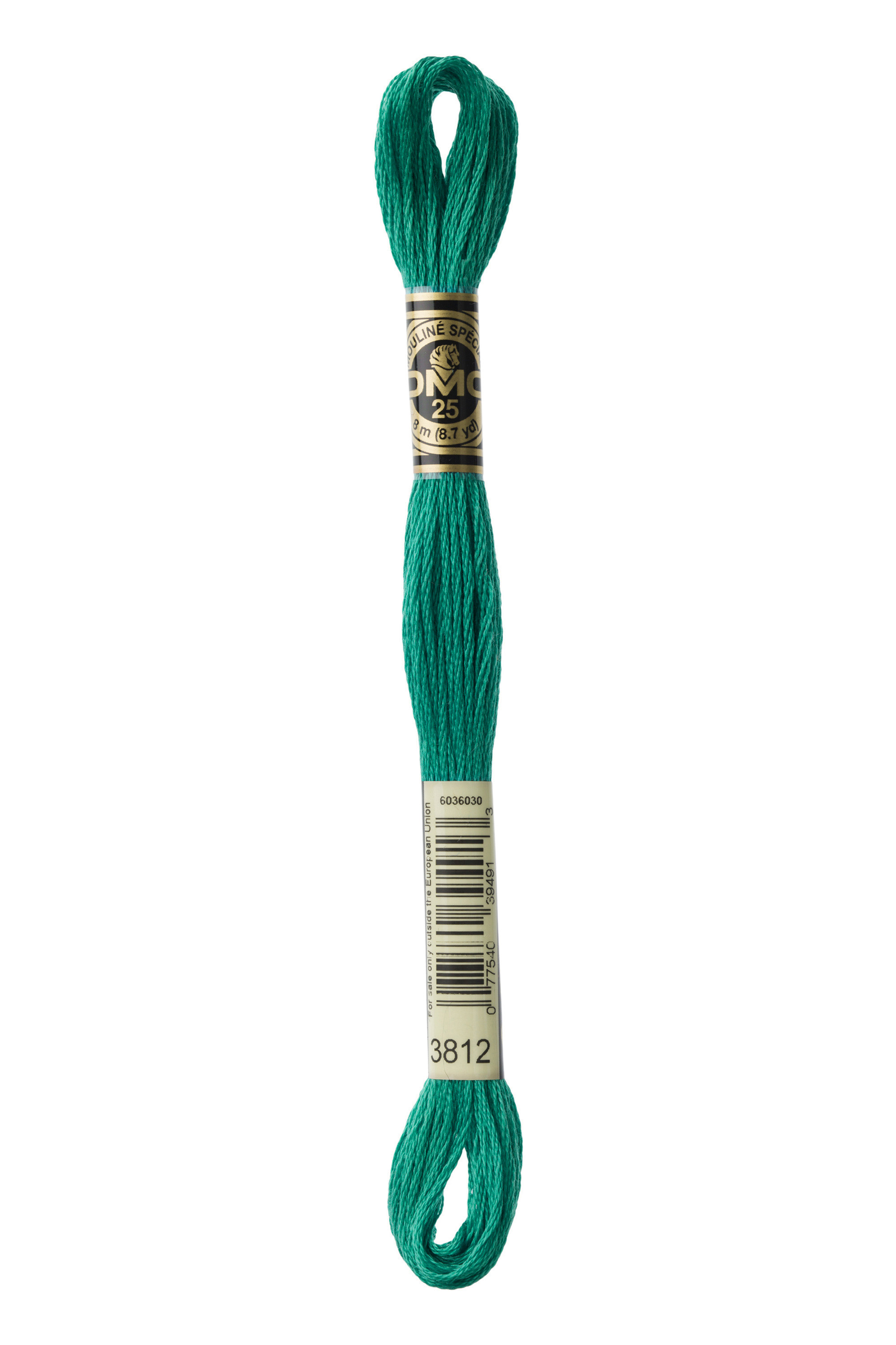 DMC 3812 Six Strand Floss - Very Dark Sea Green