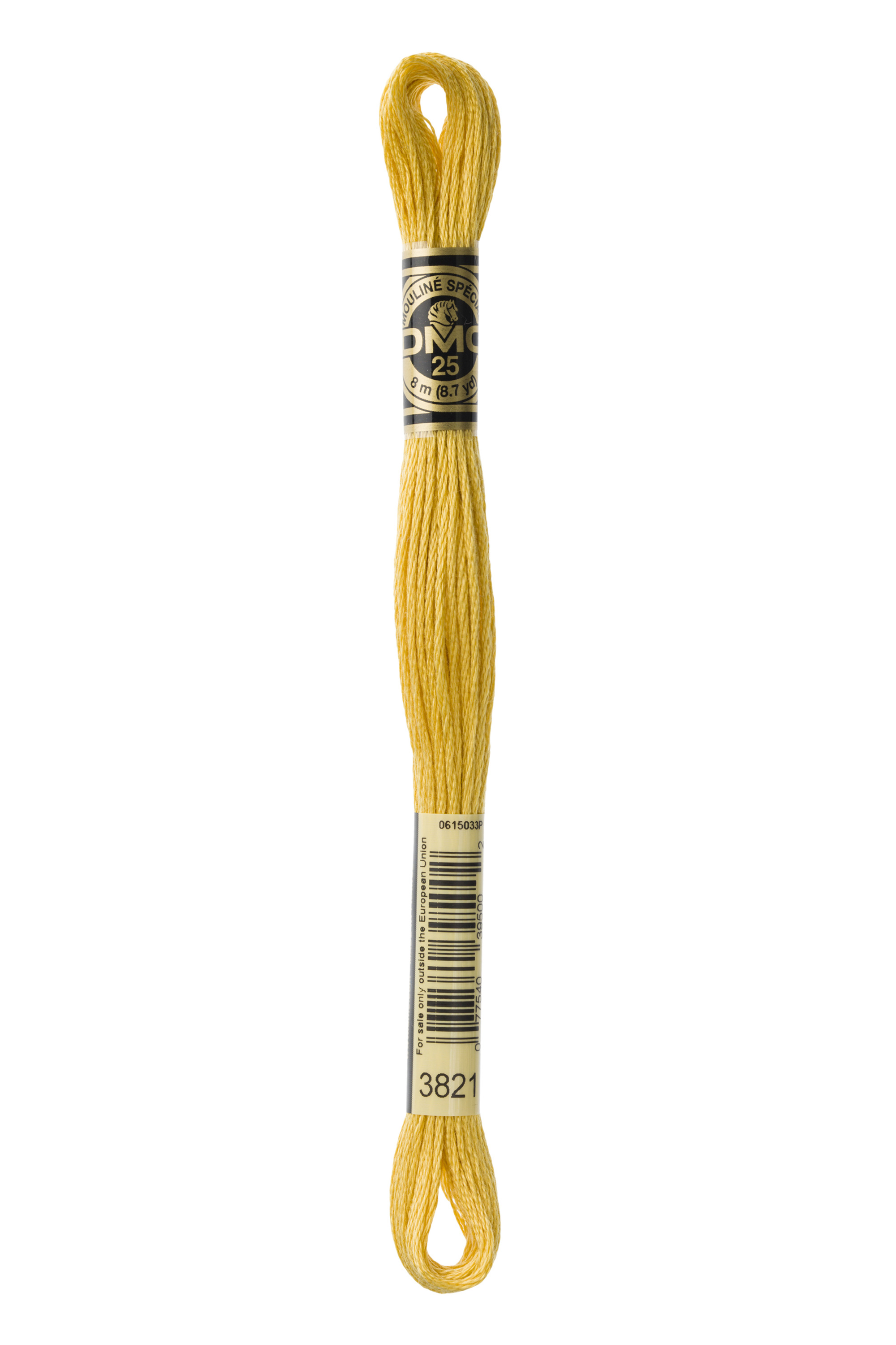 DMC 3821 Six Strand Floss - Straw Yellow