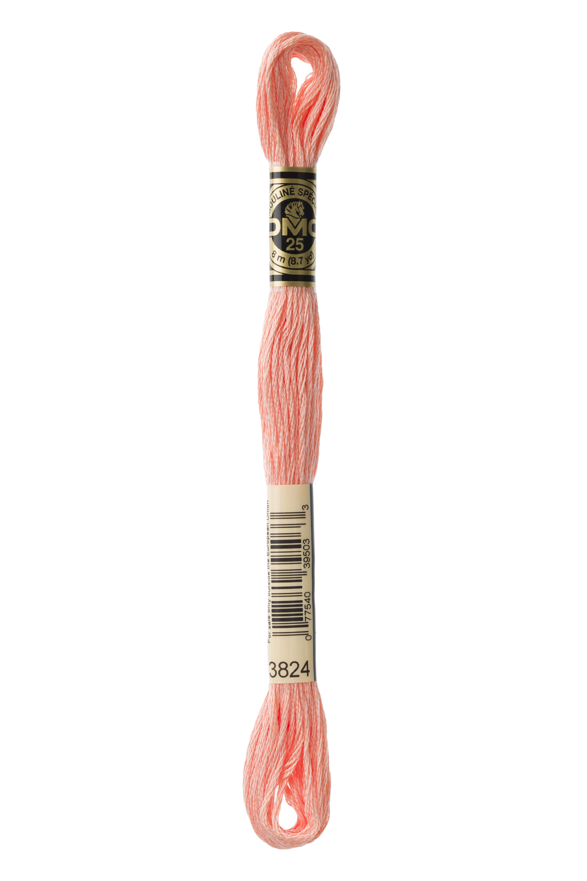 DMC 3824 Six Strand Floss - Light Apricot Pink