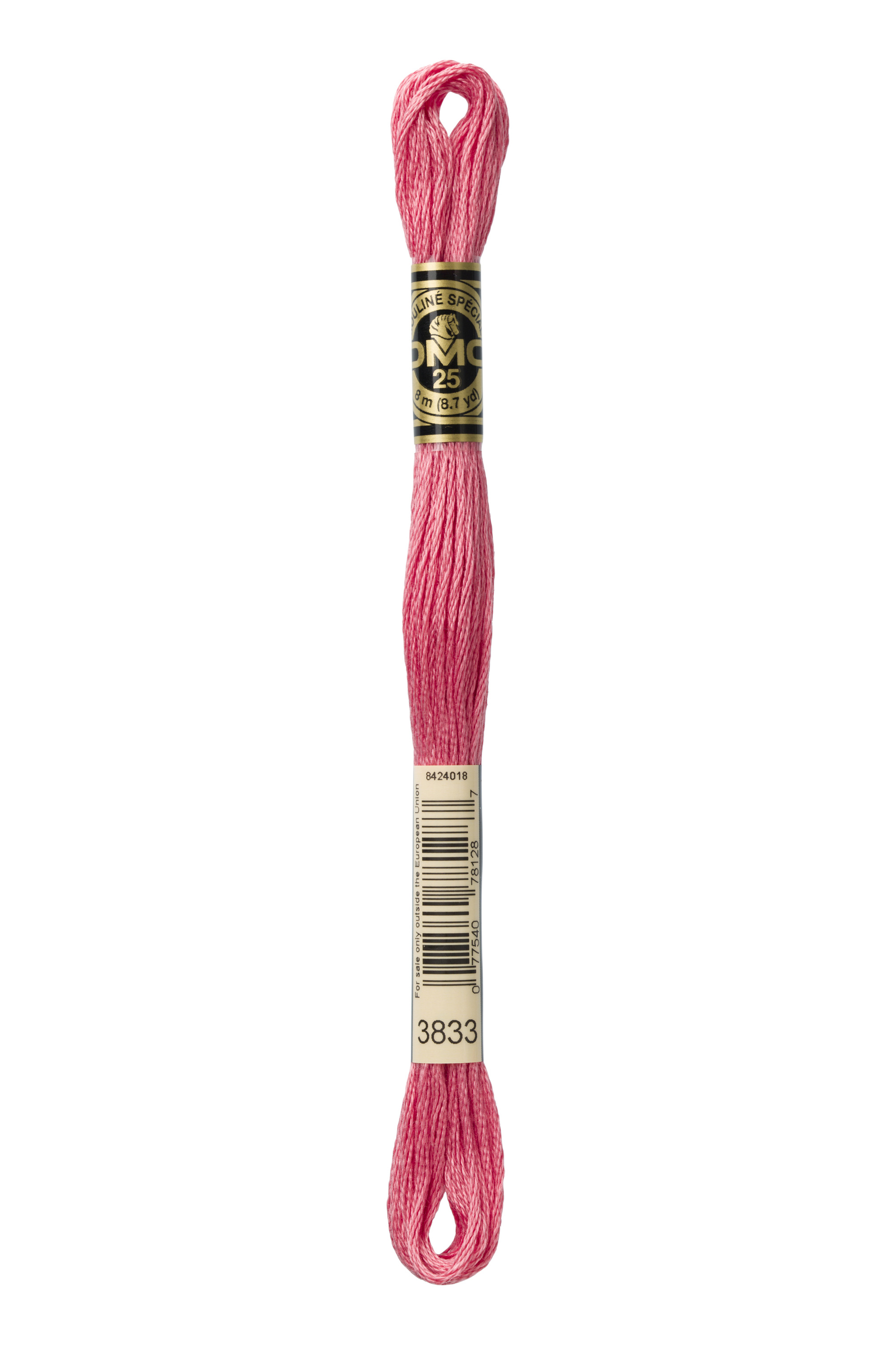 DMC 3833 Six Strand Floss - Light Mauve Purple Pink