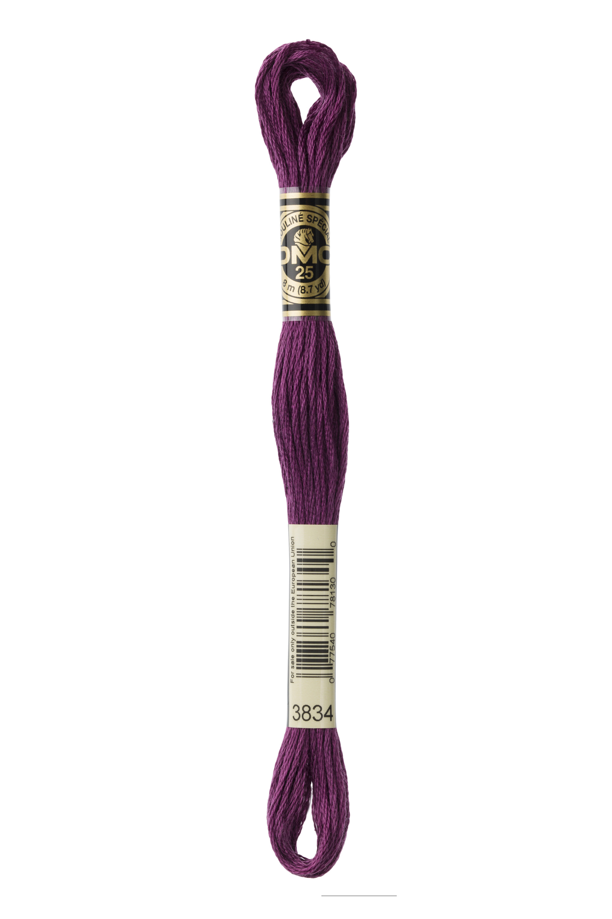 DMC 3834 Six Strand Floss - Dark Grape Purple