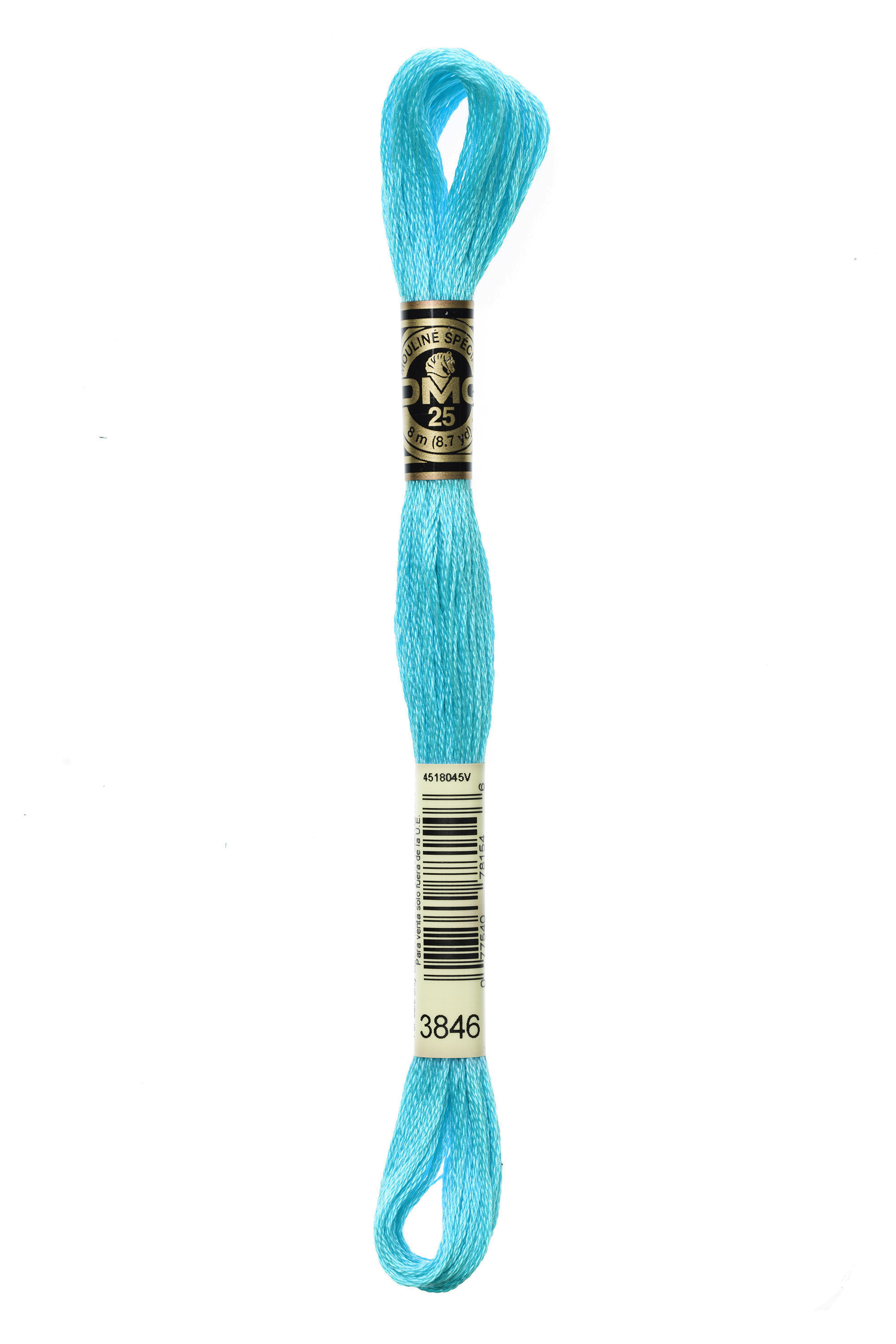 DMC 3846 Six Strand Floss - Turquoise Blue