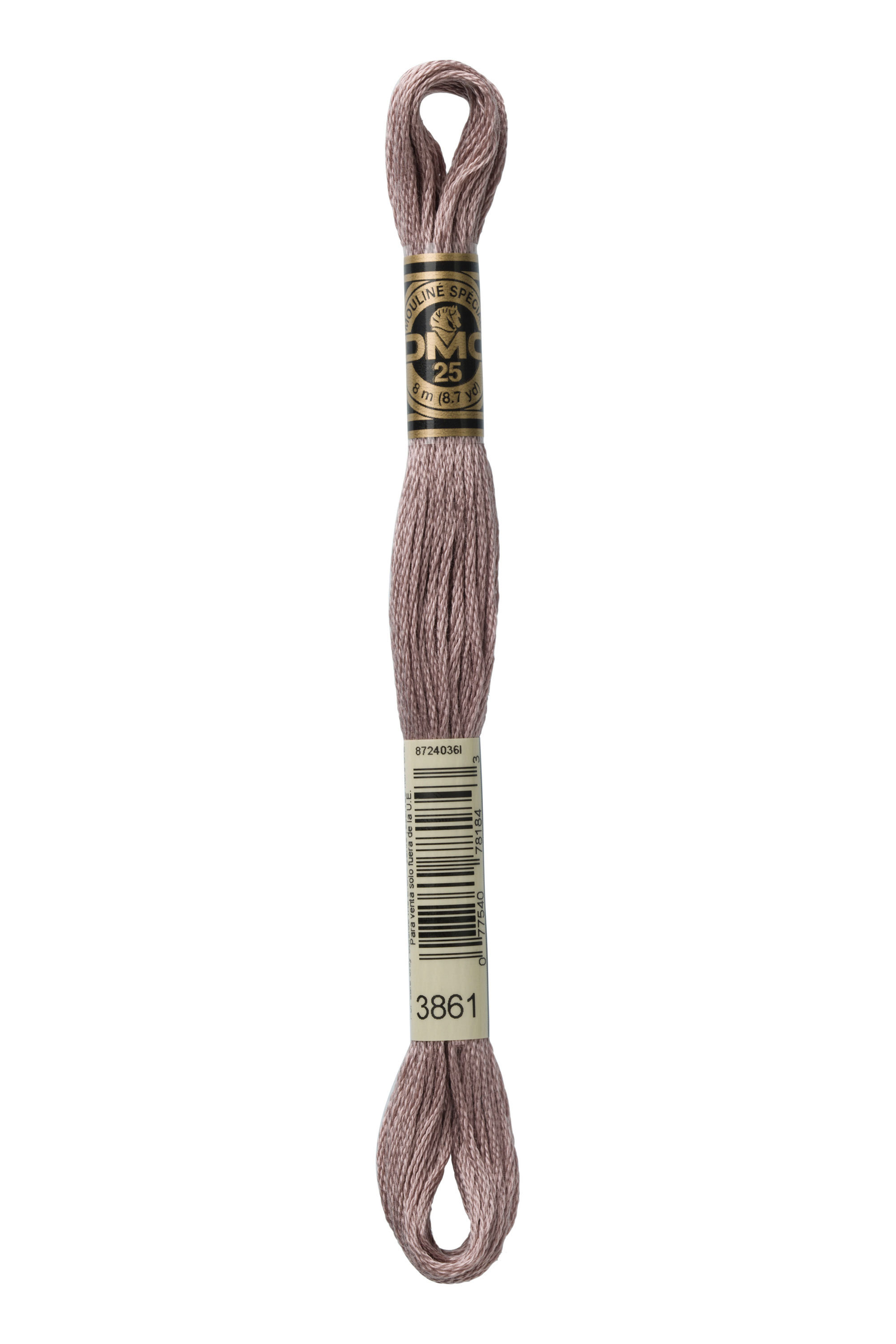 DMC 3861 Six Strand Floss - Light Cocoa Brown