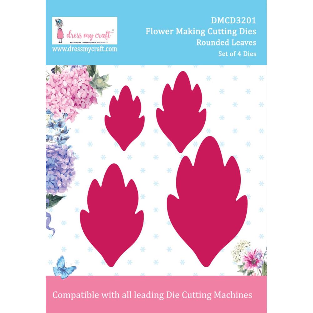 Flower Making Rounded Leaves - Craft Die