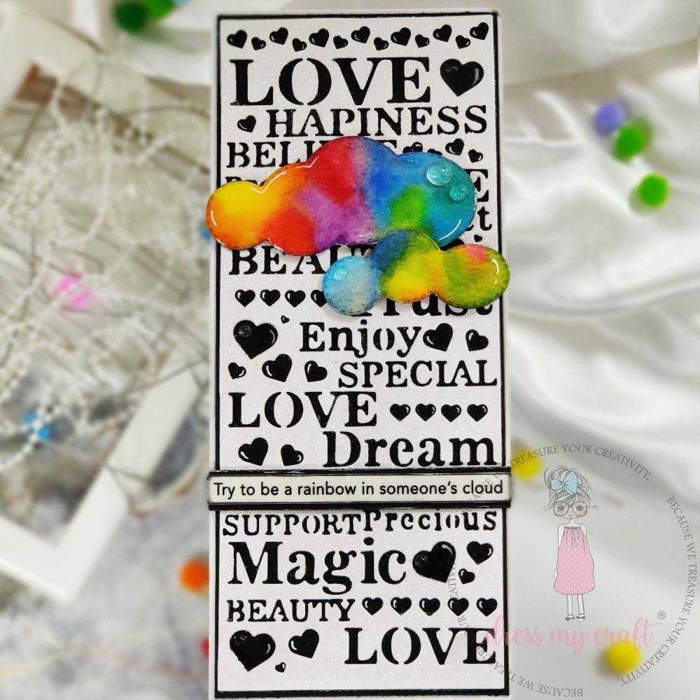 Sentiments Slimline - Craft Die