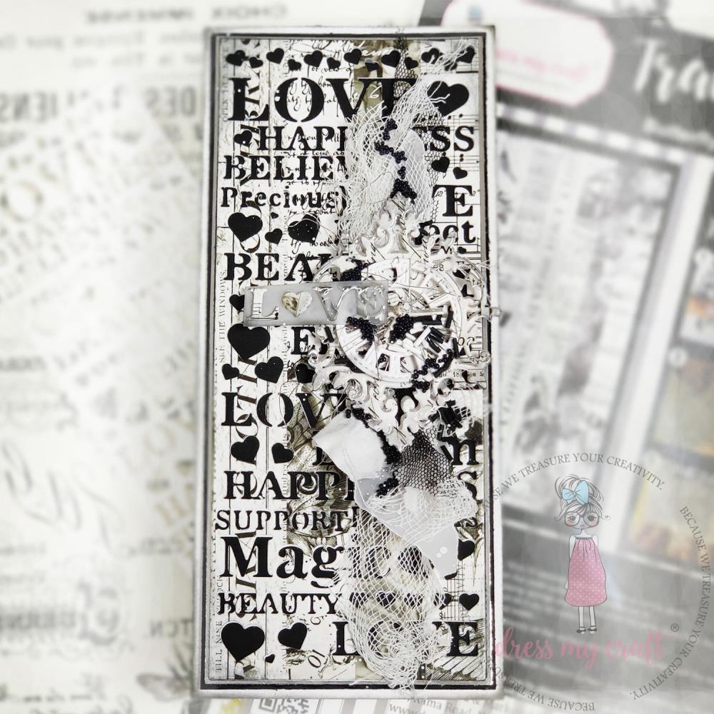 Sentiments Slimline - Craft Die
