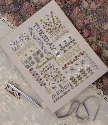Book Of Days - Cross Stitch Pattern