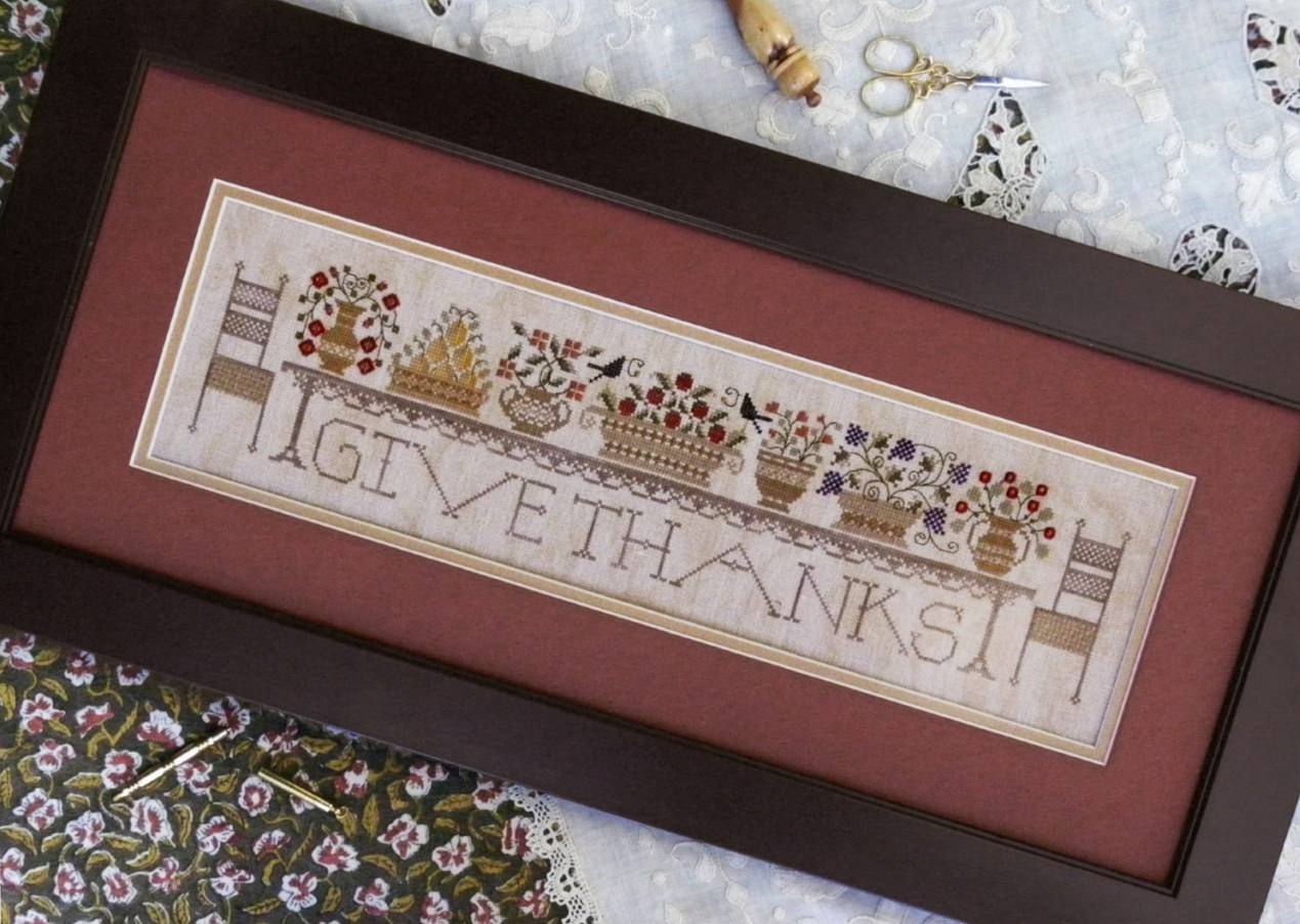 Give Thanks - Cross Stitch Pattern