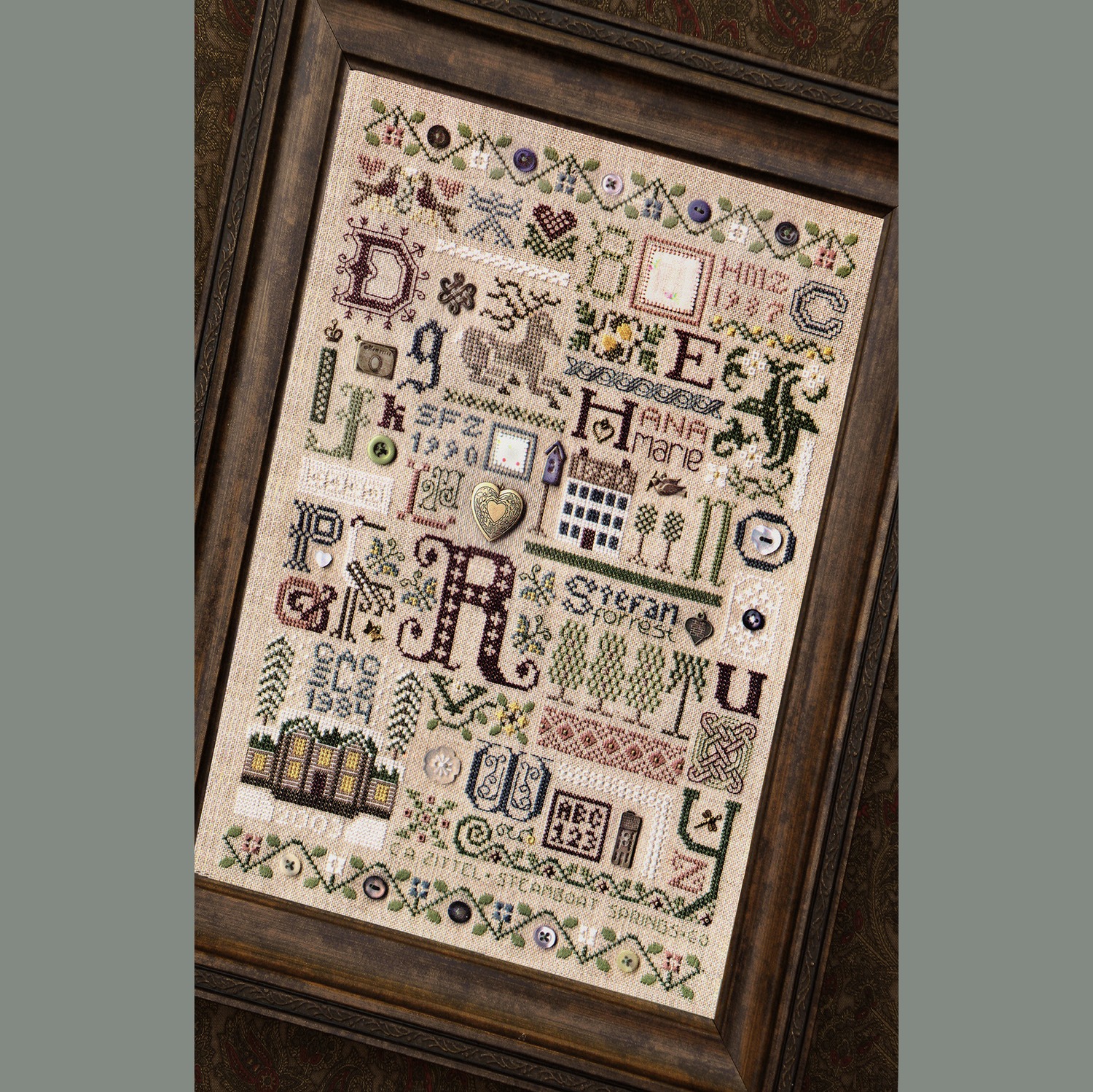 Souvenir Sampler - Cross Stitch Pattern