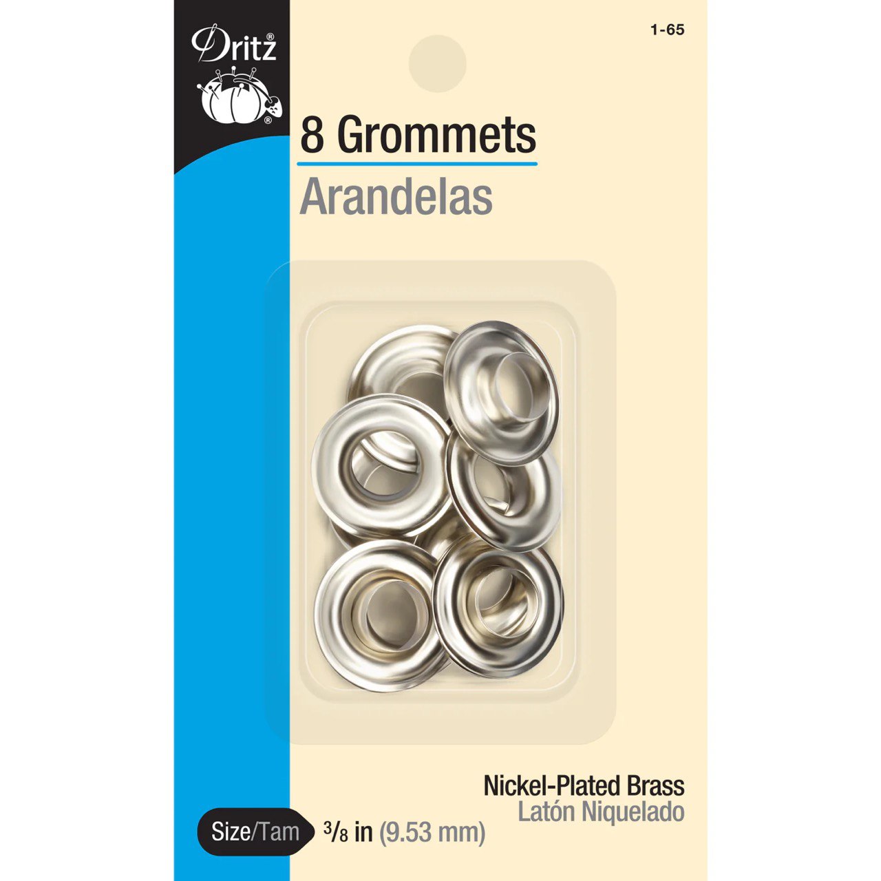 Grommet 3/8" Nickel