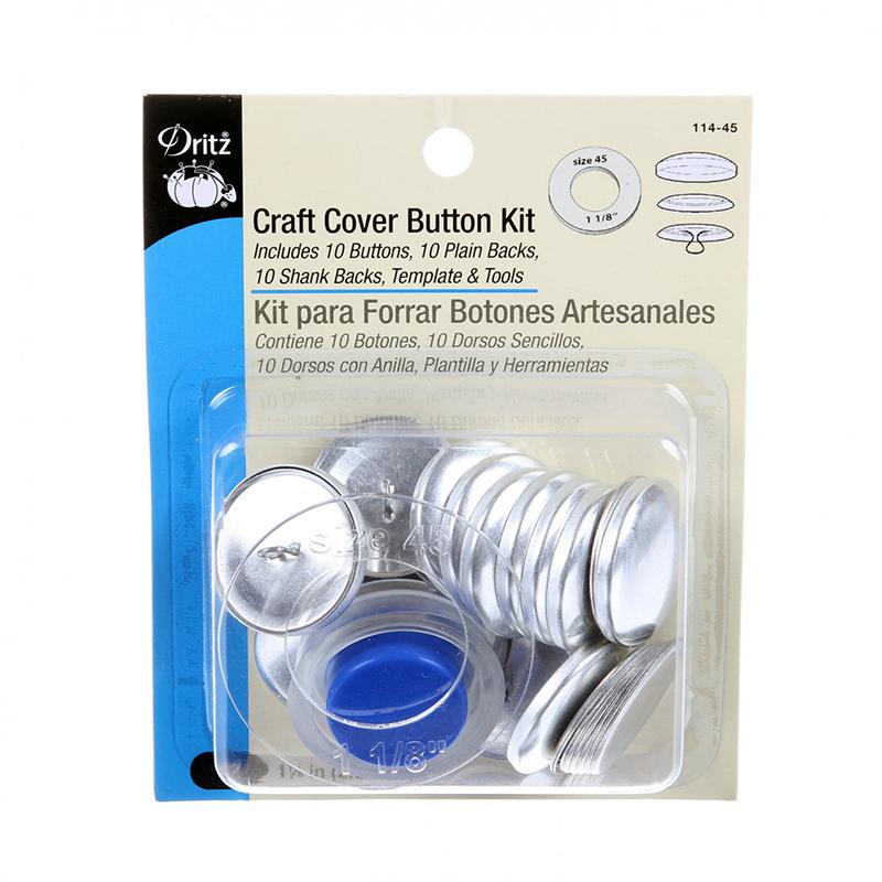 Cover Button Kits W/Tools Size 45, zoomed in. Select this picture to zoom back out.