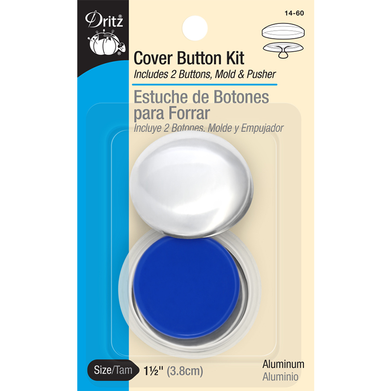 Cover Button Kit 1 1/2" Size 60