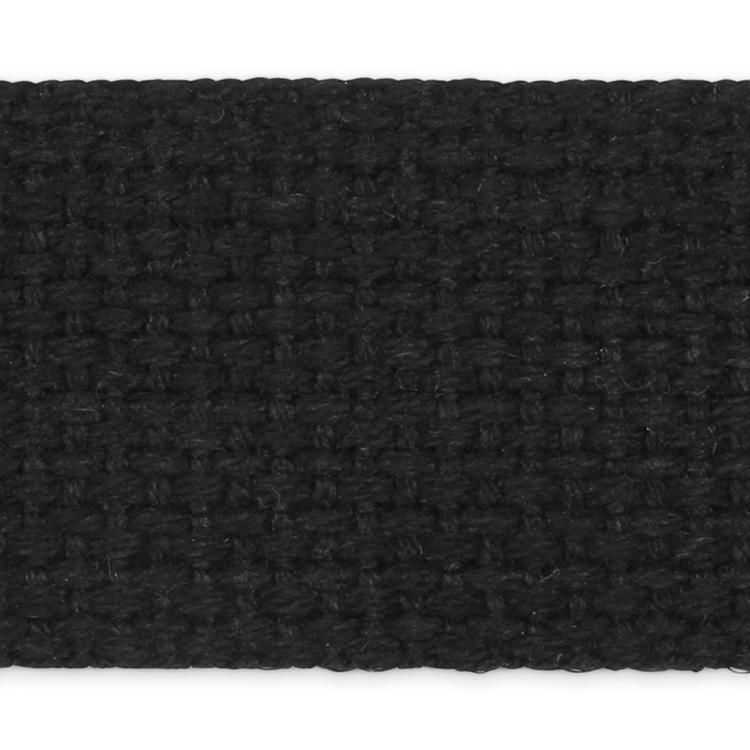 Cotton Belting 1 1/4" Black - 15 yards