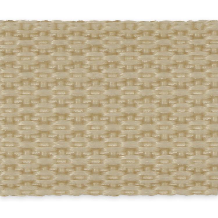 1" Belting/Strapping Natural - 15 yards, different perspective #1, zoomed in. Select this picture to zoom back out.