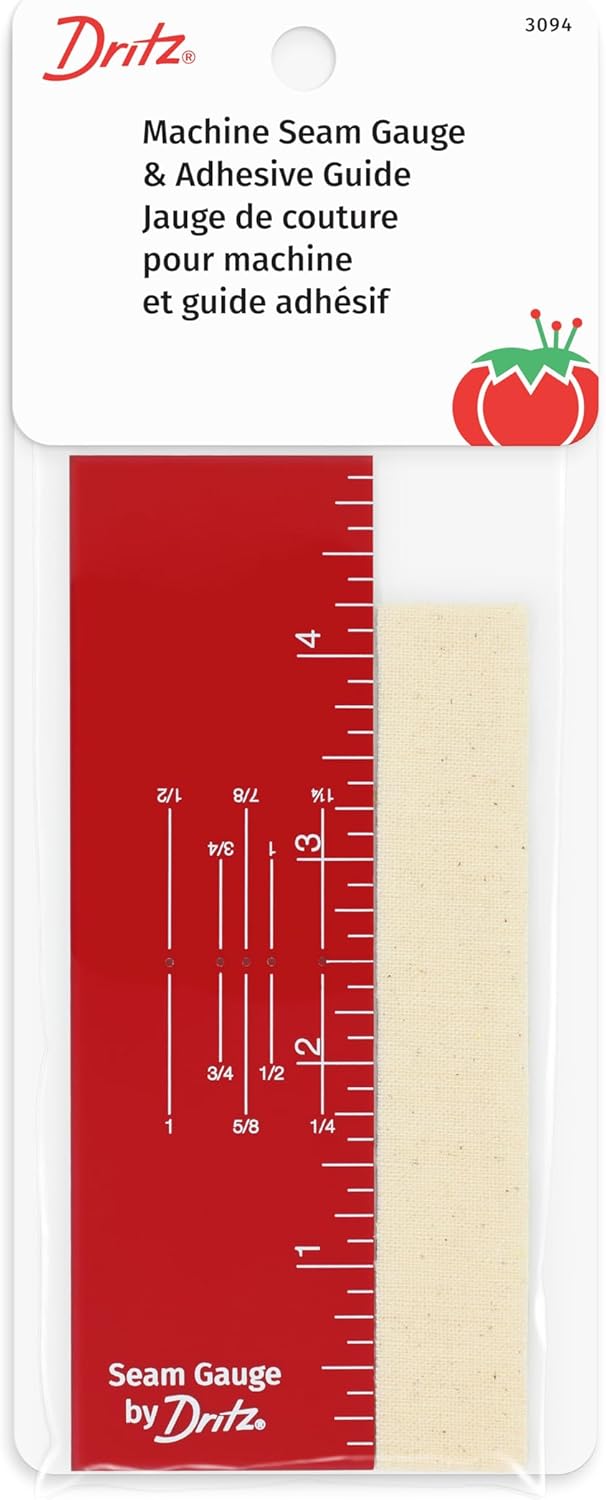 Machine Gauge & Adhesive Guide - Quilting Ruler