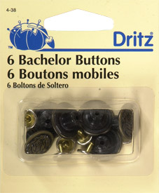 Bachelor Button 11/16 6 ct. Antique, zoomed in. Select this picture to zoom back out.