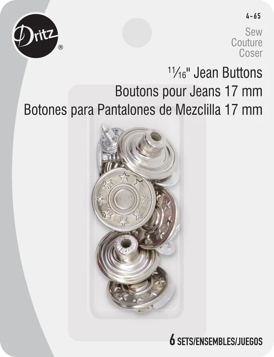 Bachelor Button 11/16 6 ct. Nickel