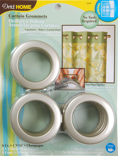 Grommets 1 9/16" 8ct Champagne