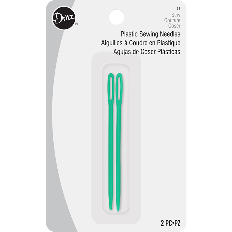 Plastic Sewing Needle 2ct