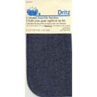 Iron On Denim Patches Dark Blue