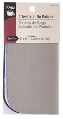 Iron On Patches 5"x5" Light Assorted
