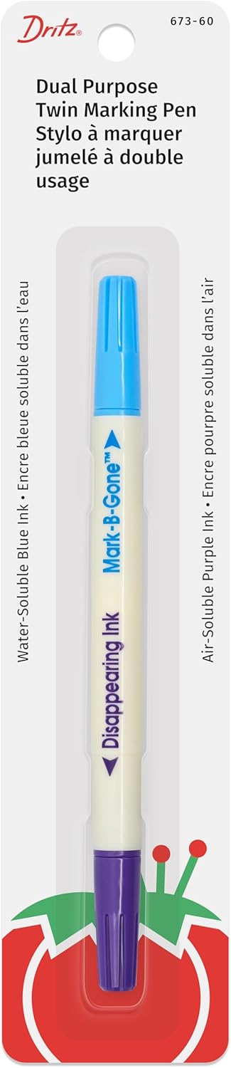 Dual Purpose Marking Pen Blue