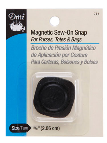 Magnetic Snaps Square Sew In