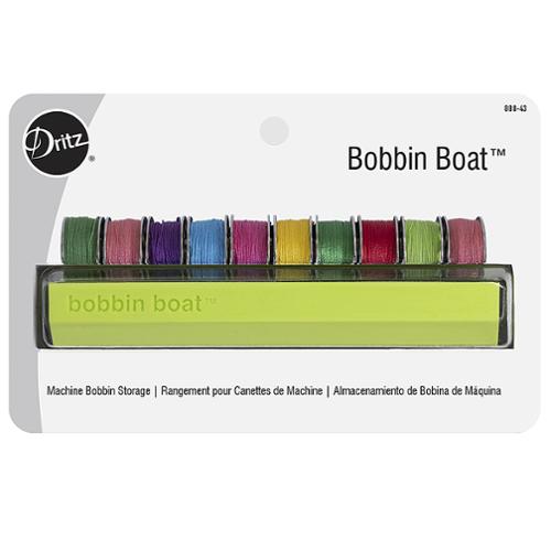 Lime - Bobbin Boat - Bobbin Organizer 