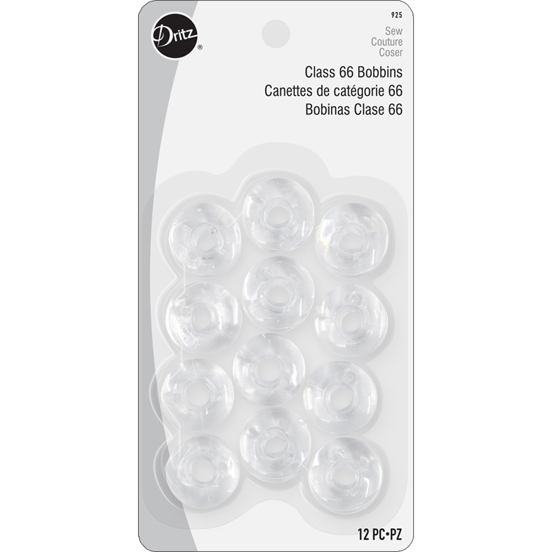 Class 66" Bobbins 12ct Plastic