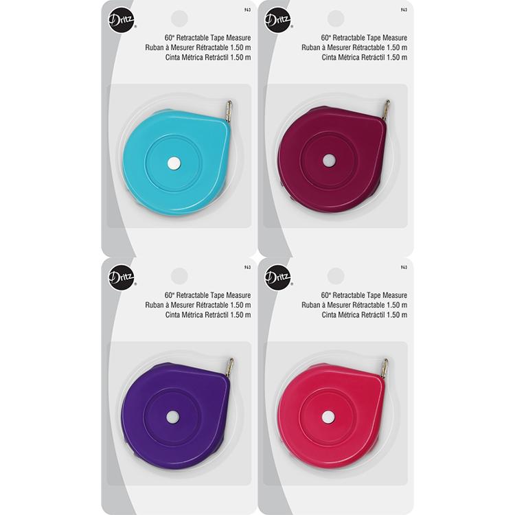 60" Tape Measure Retractable - 1 of 4 Colors