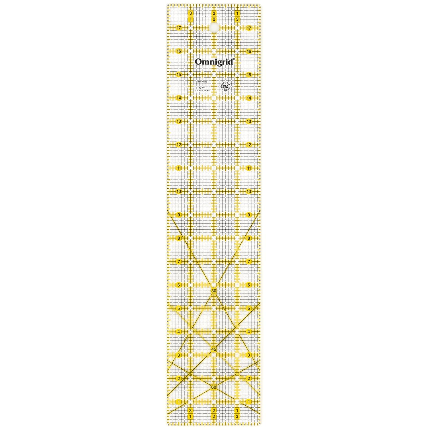 Omnigrid Quilting Ruler 4" x 18"