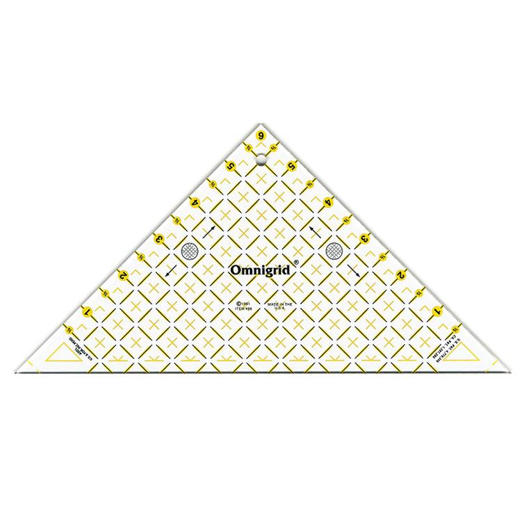 Triangle 1/2" 6" Finished Square