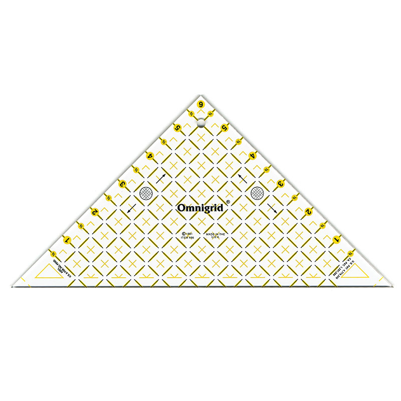 Triangle 1/2" 6" Finished Square