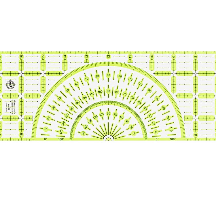 Omnigrip Protractor Quilting Ruler 4" x 24"