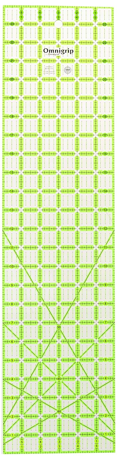 Omnigrip Quilting Ruler 6" x 24"