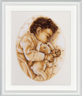 Little Boy (Linen) - Cross Stitch Kit