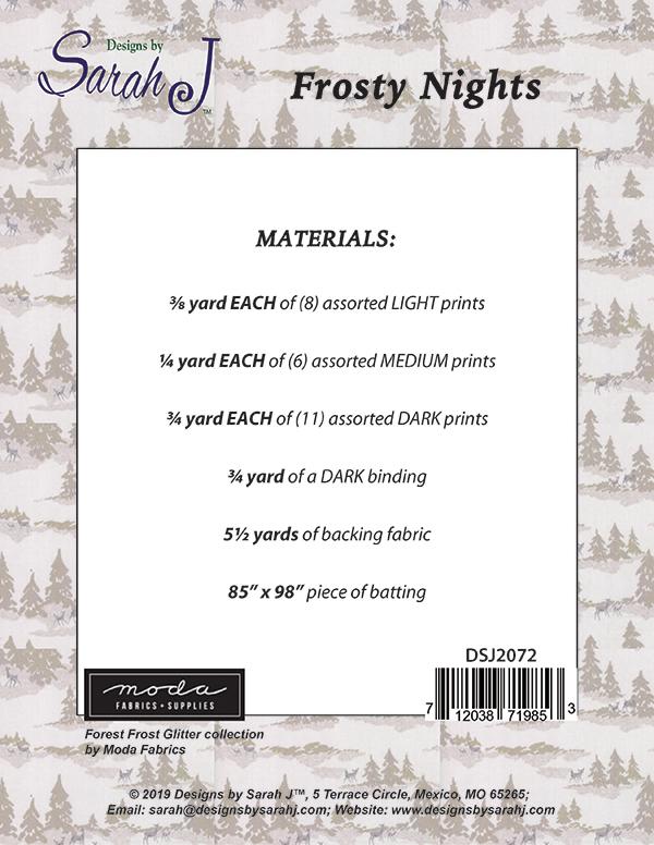 Frosty Nights - Quilt Pattern