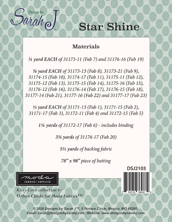 Star Shine - Quilt Pattern